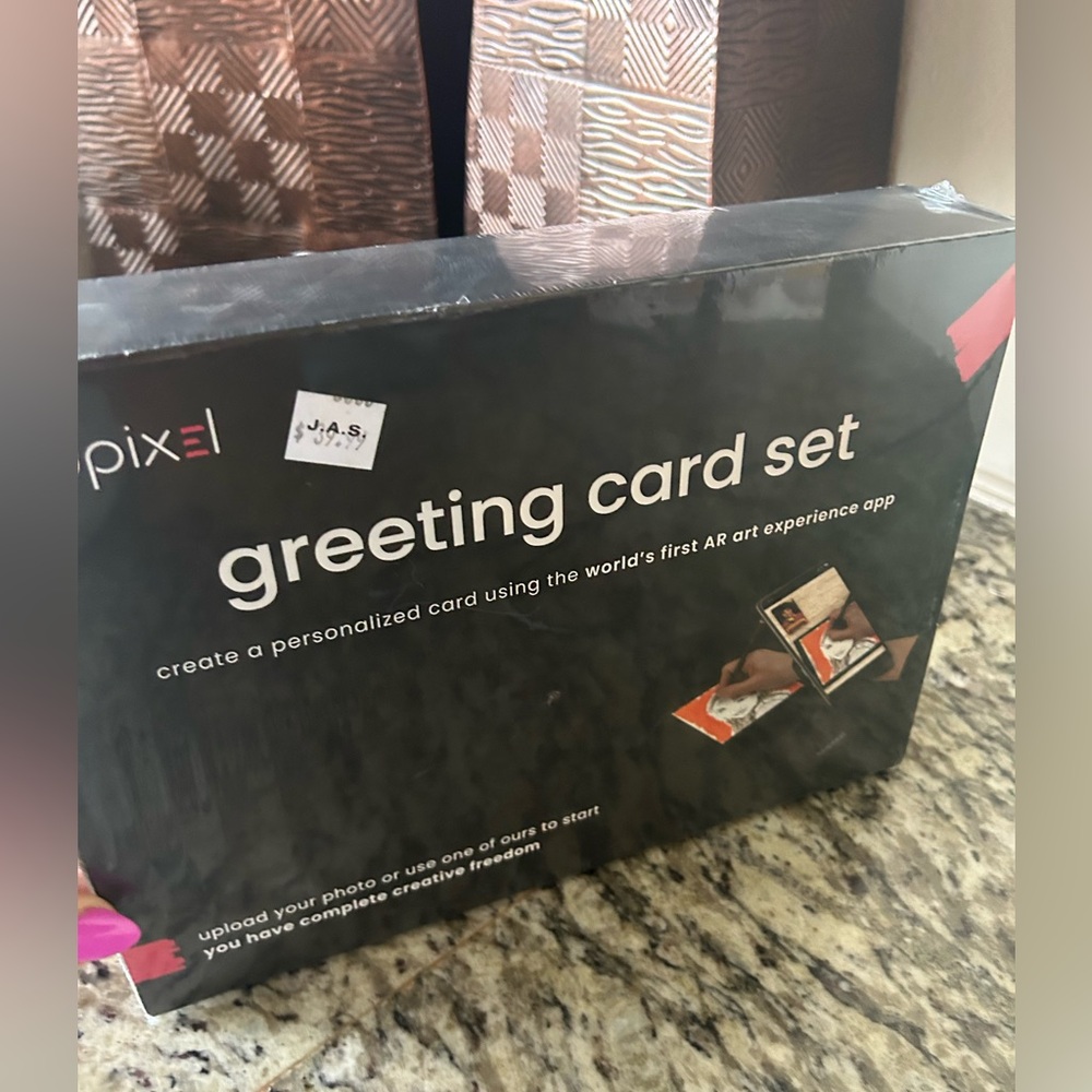 Pixel Greeting Card Set - Picture 1 of 9